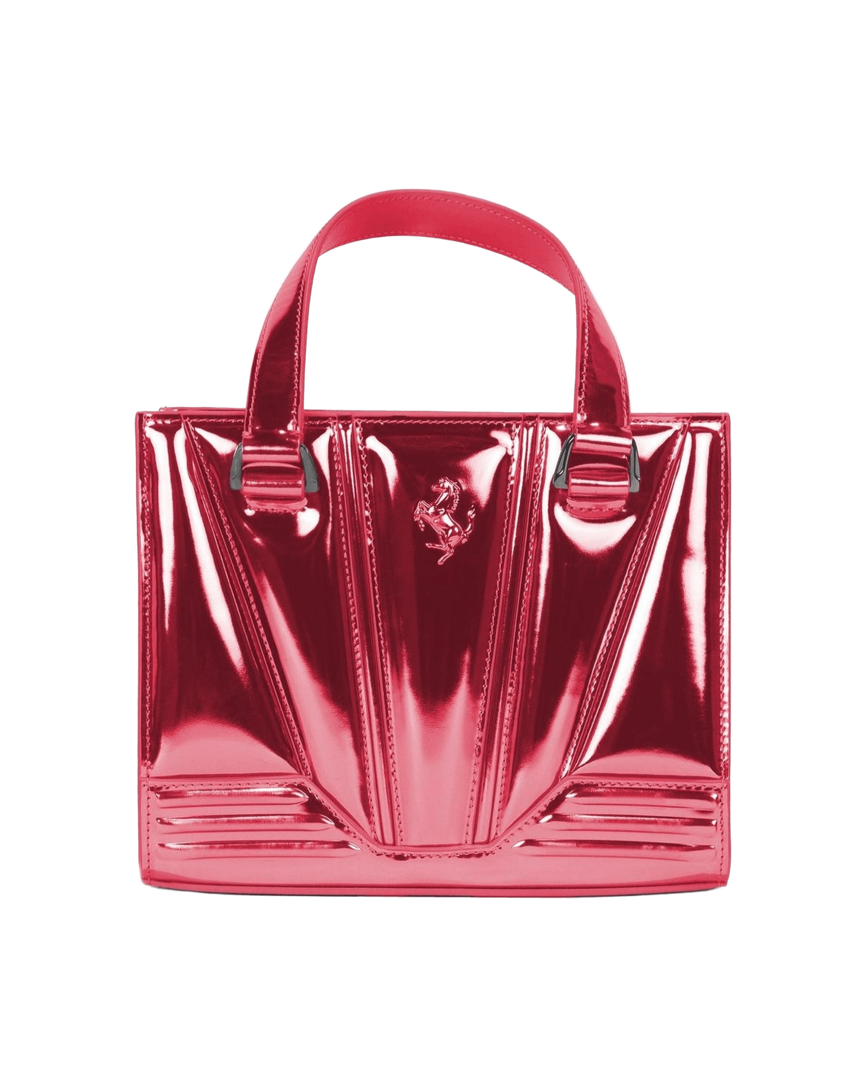 Ferrari Fuchsia Leather Handbag Glam Steals