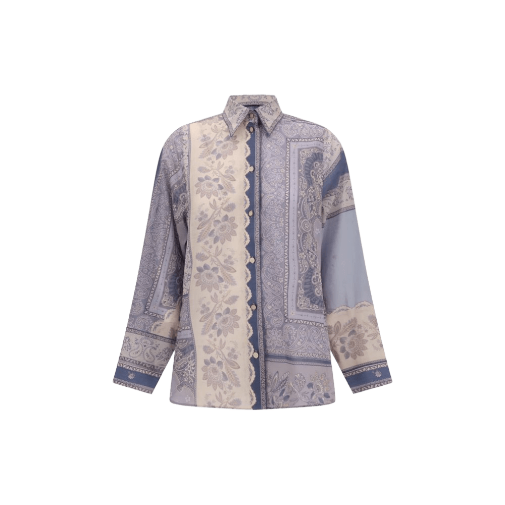 Zimmermann Lucky Relaxed Shirt Glam Steals
