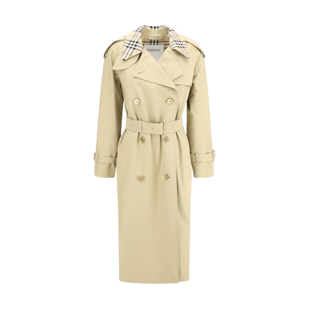 Burberry Castleford Trench Coat With Archive Check Collar Glam Steals