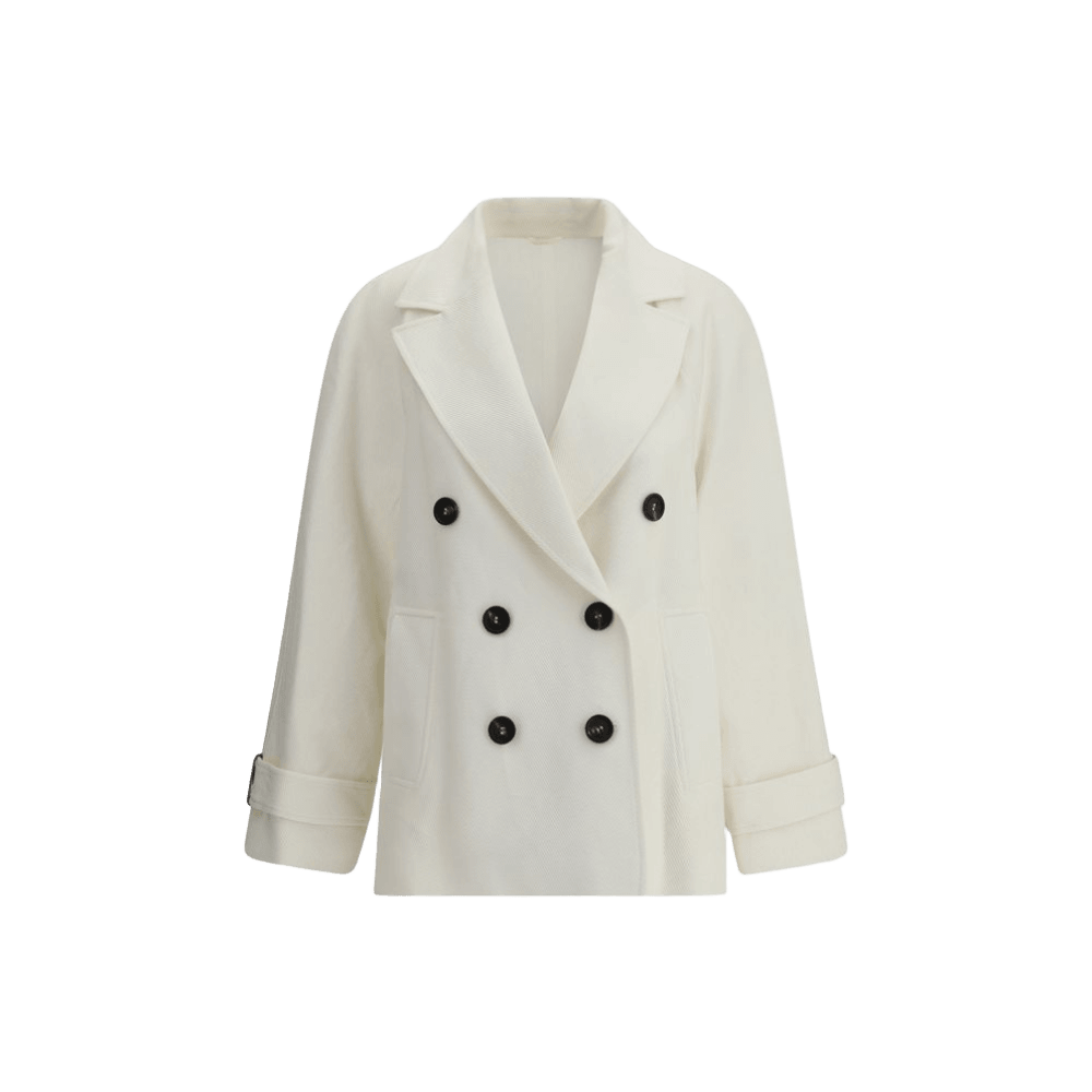 Brunello Cucinelli Double-Breasted Jacket Glam Steals