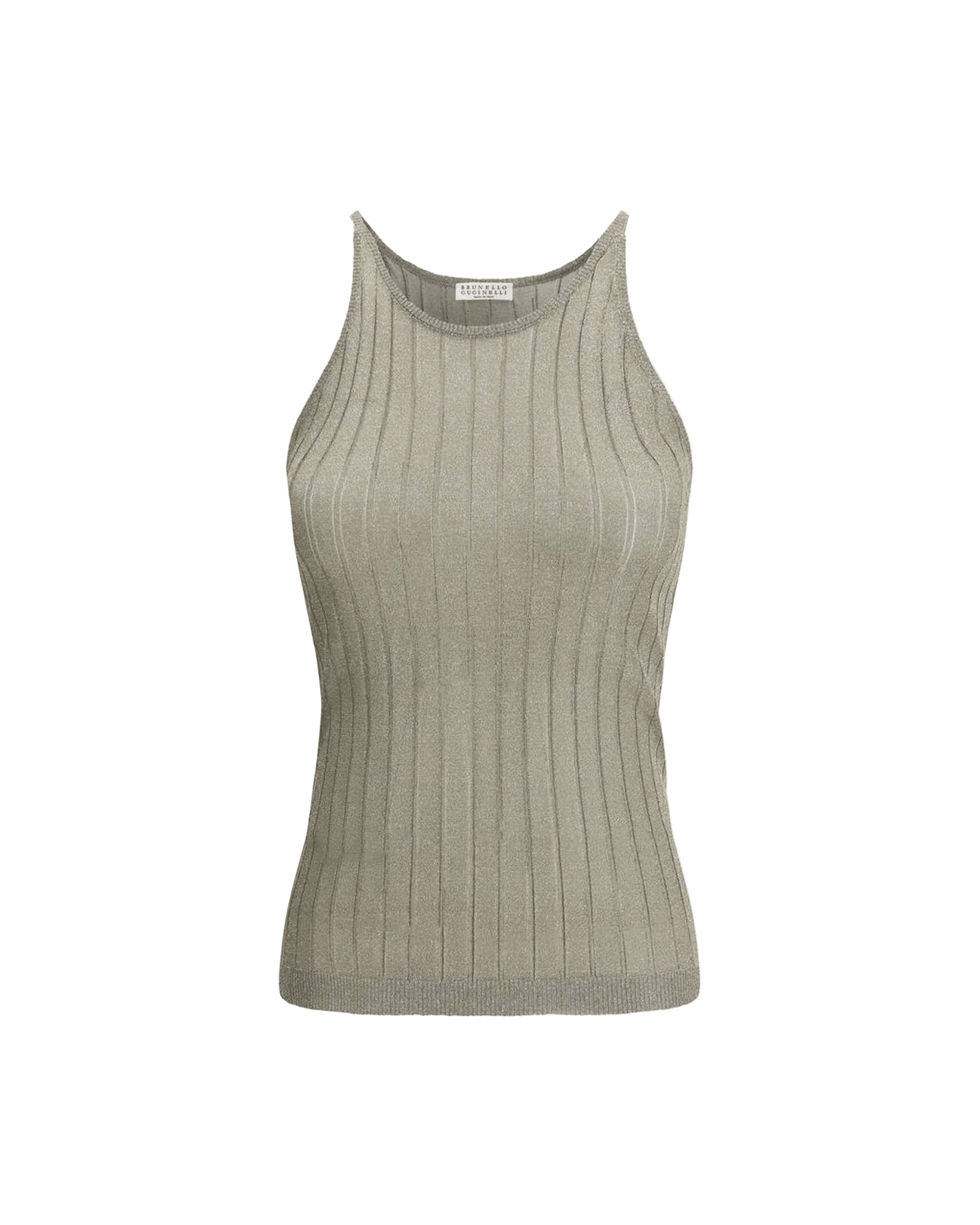 Brunello Cucinelli Lurex Tank Top Glam Steals