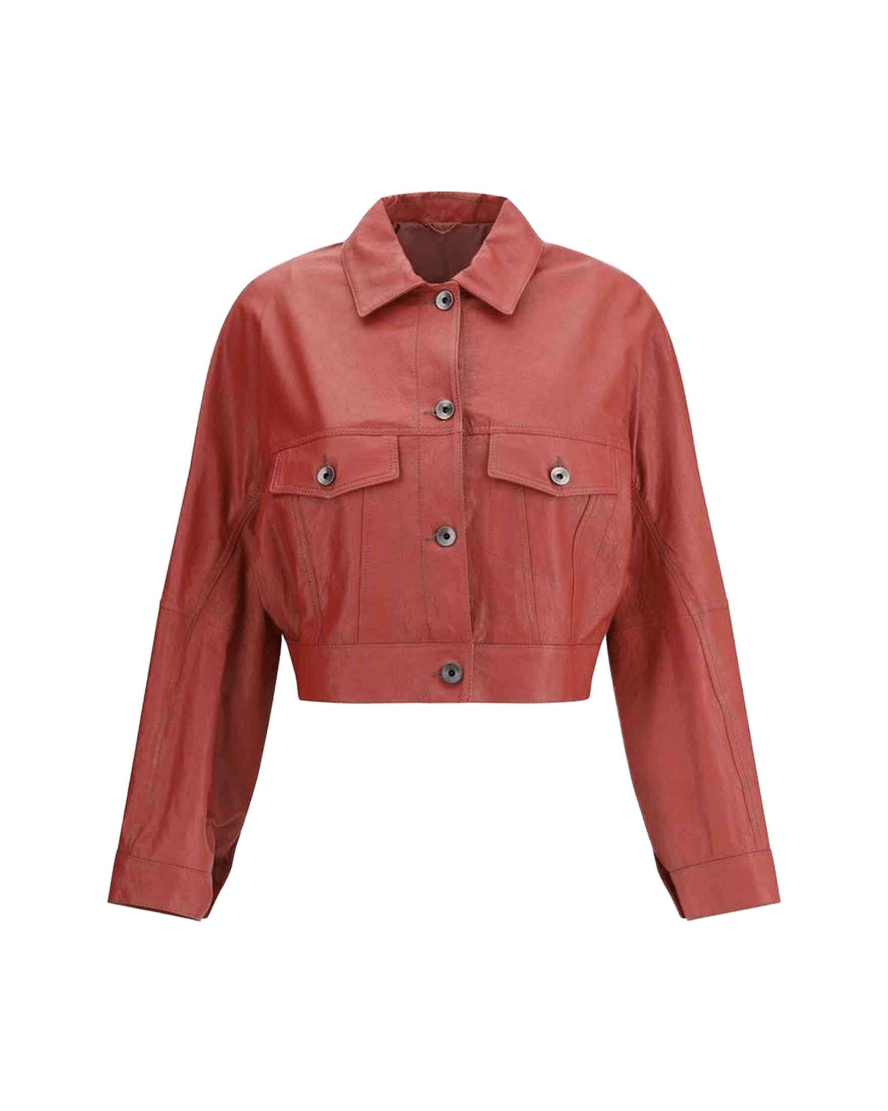 Brunello Cucinelli Leather Jacket Glam Steals