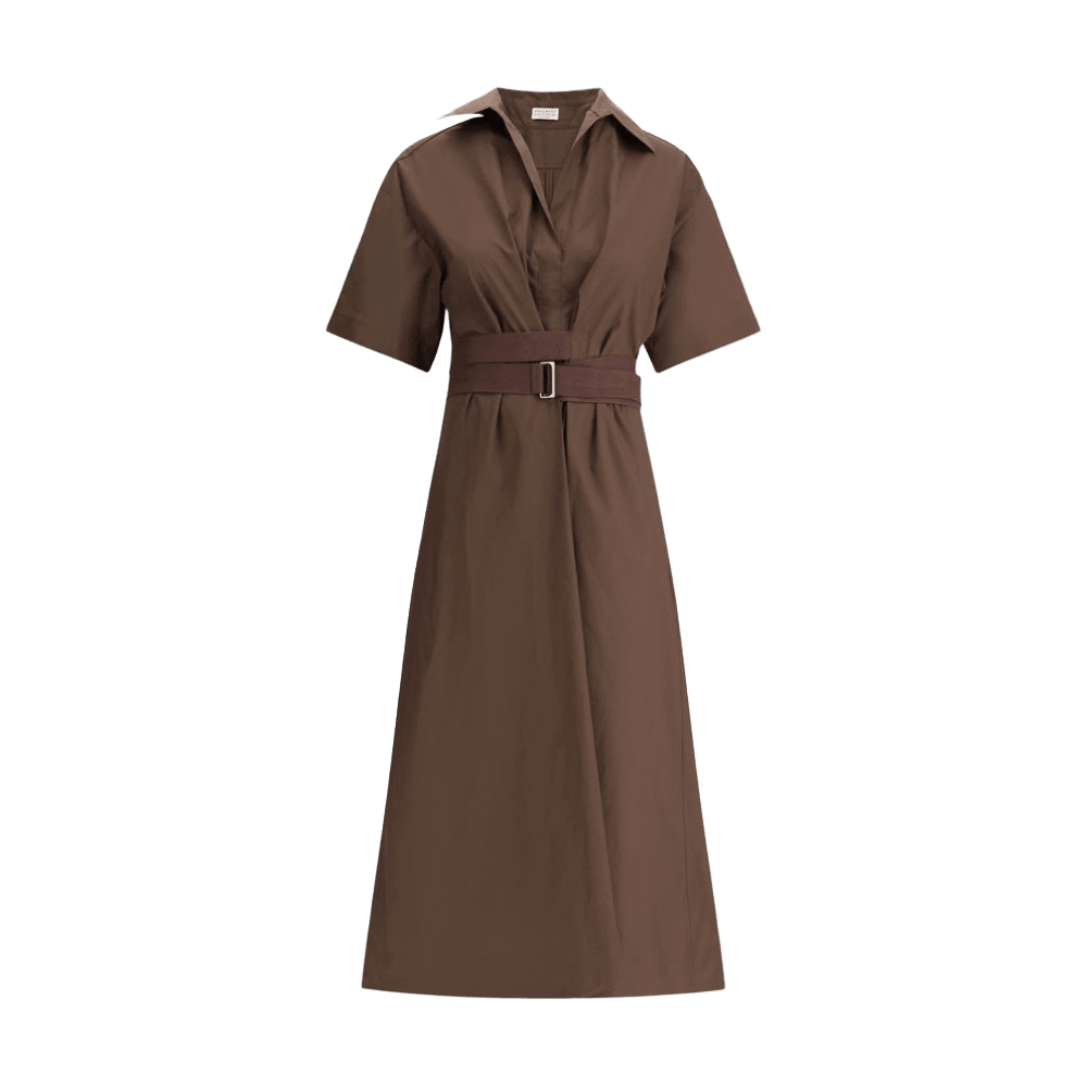 Brunello Cucinelli Cotton Long Dress Glam Steals