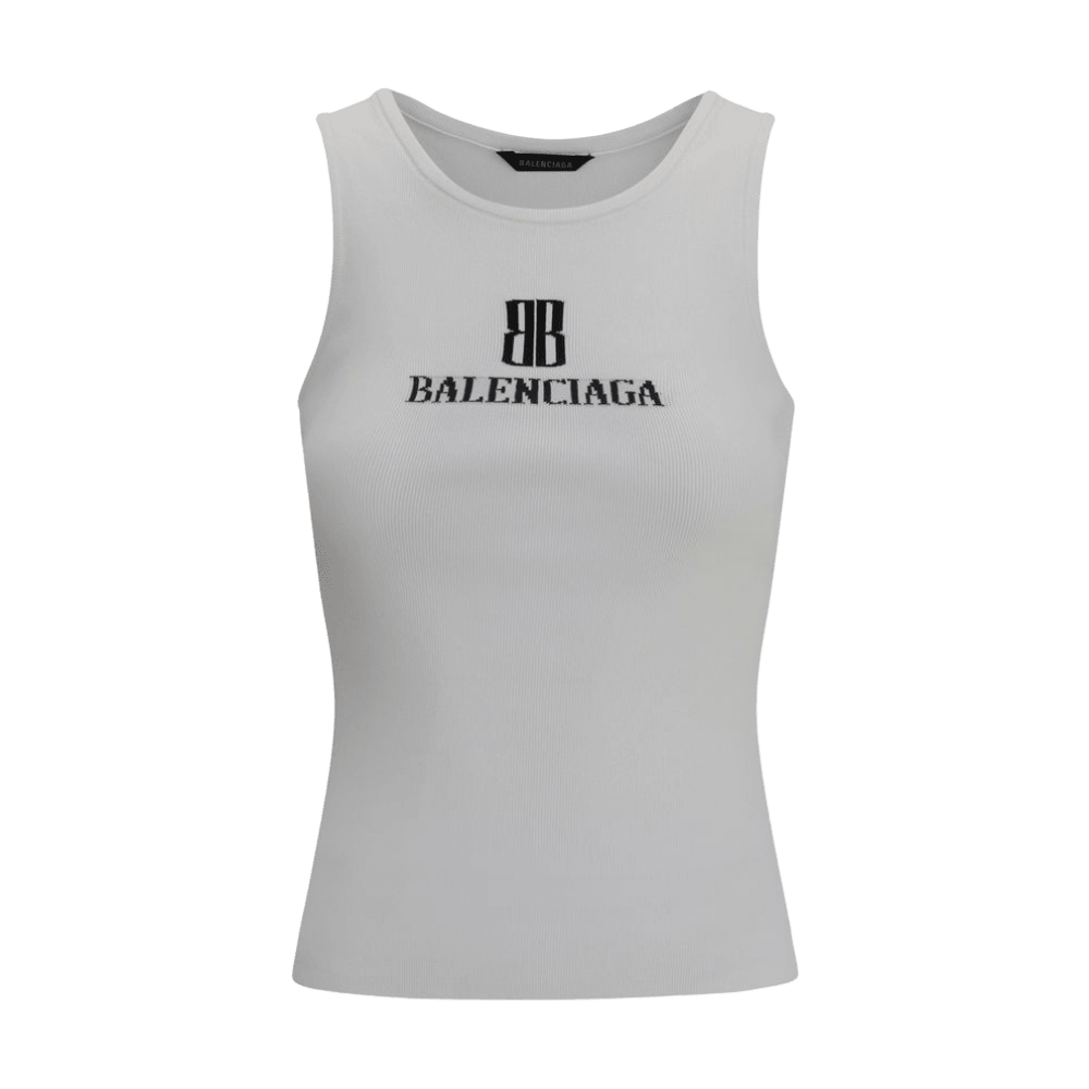 Balenciaga Logoed Top Glam Steals