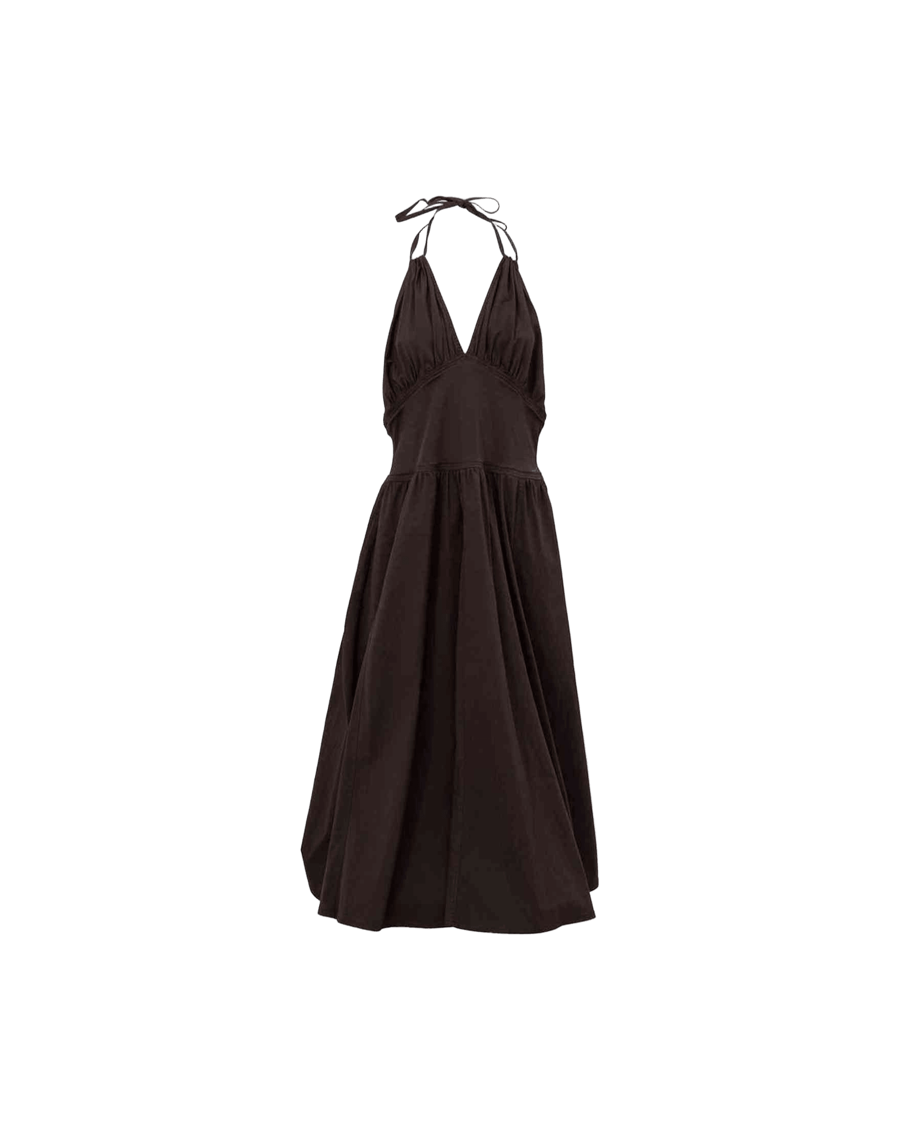 Bottega Veneta Brown Cotton Long Glam Steals