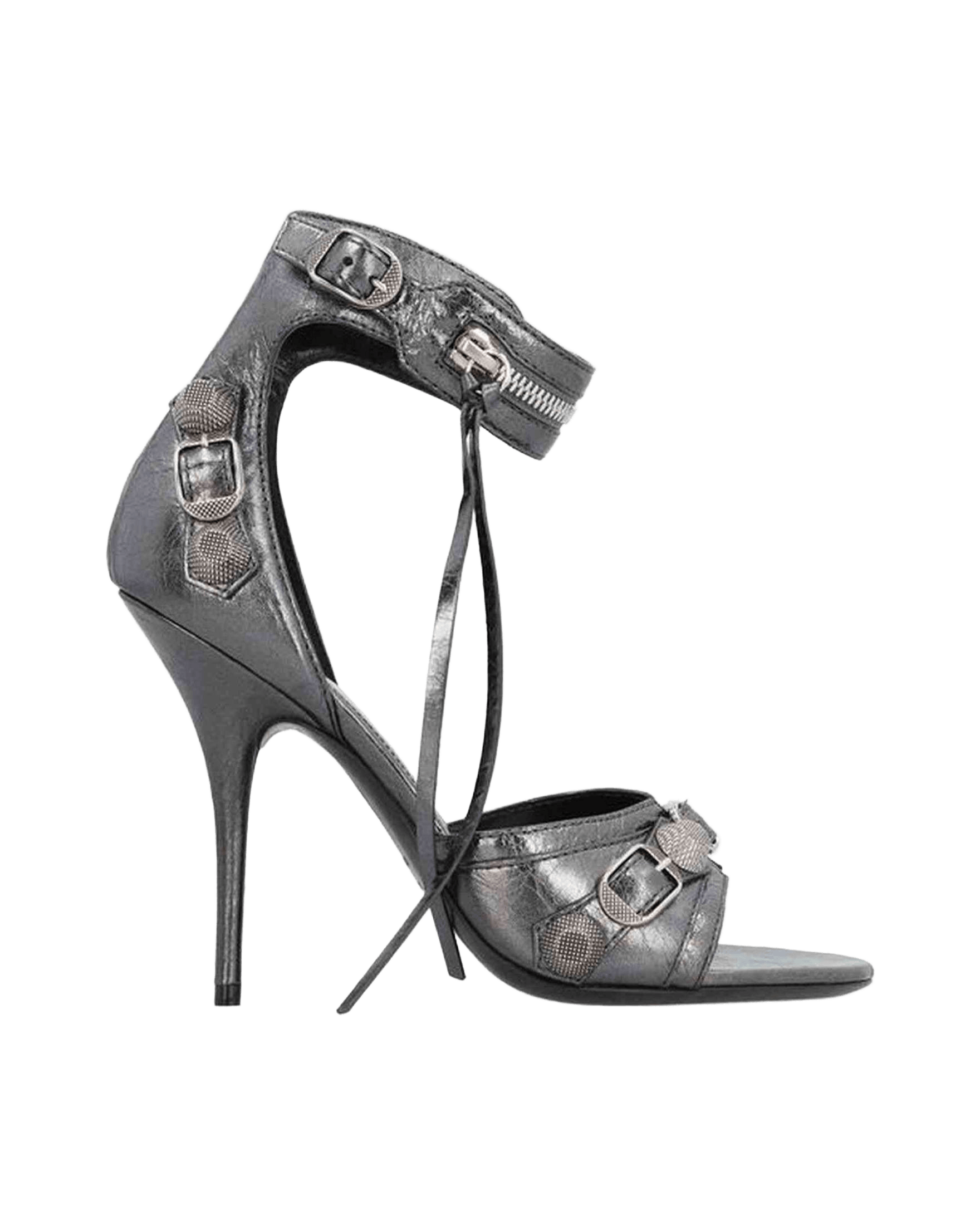 Balenciaga Leather Cagole Sandals Glam Steals