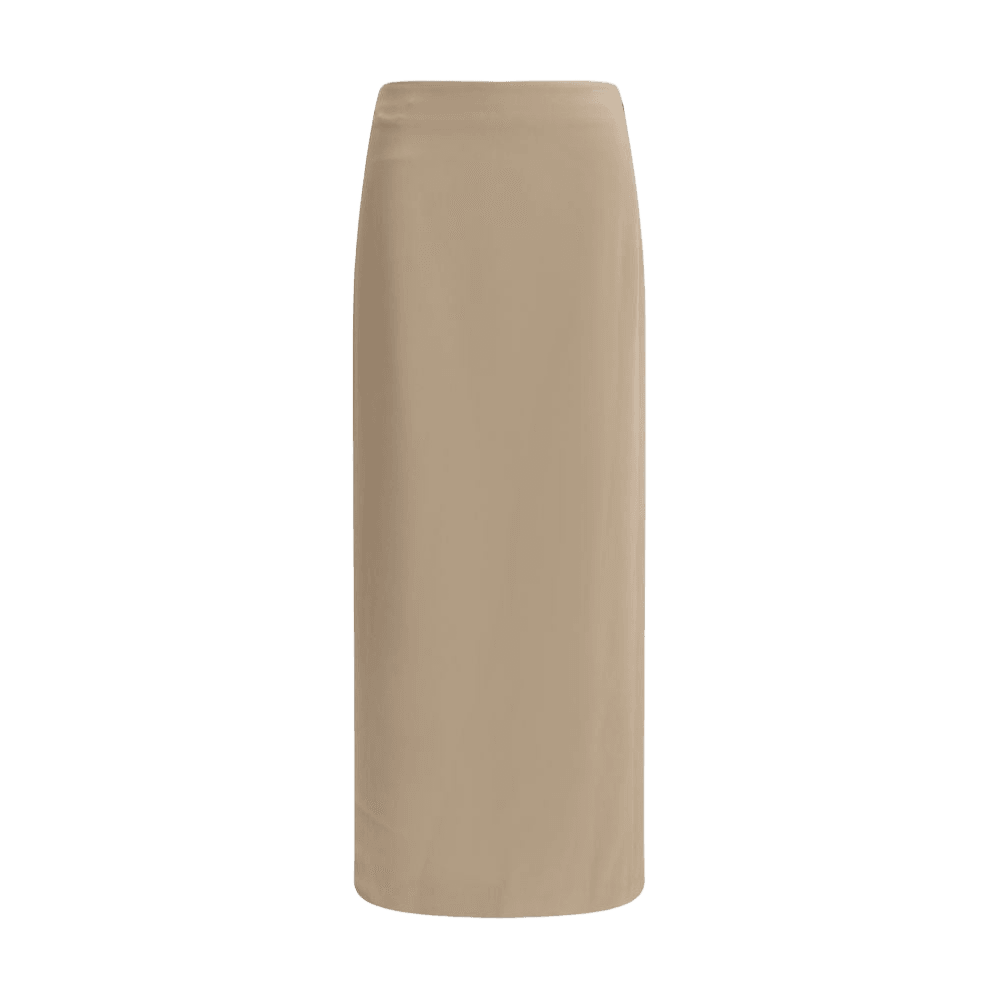 Brunello Cucinelli Satin Midi Skirt Glam Steals