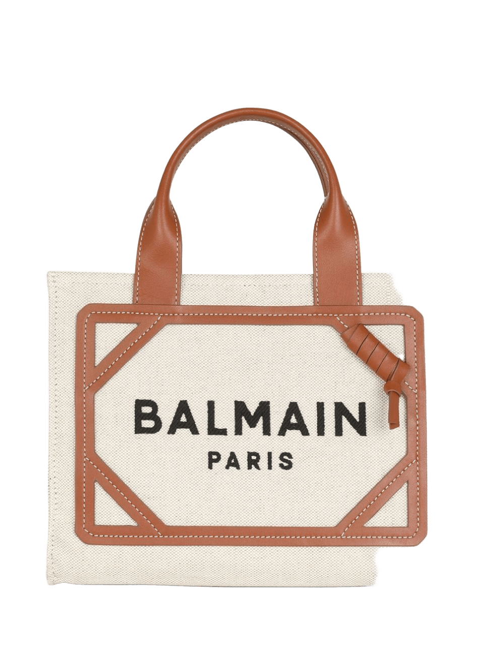 Balmain Canvas B Army Small Tote Glam Steals