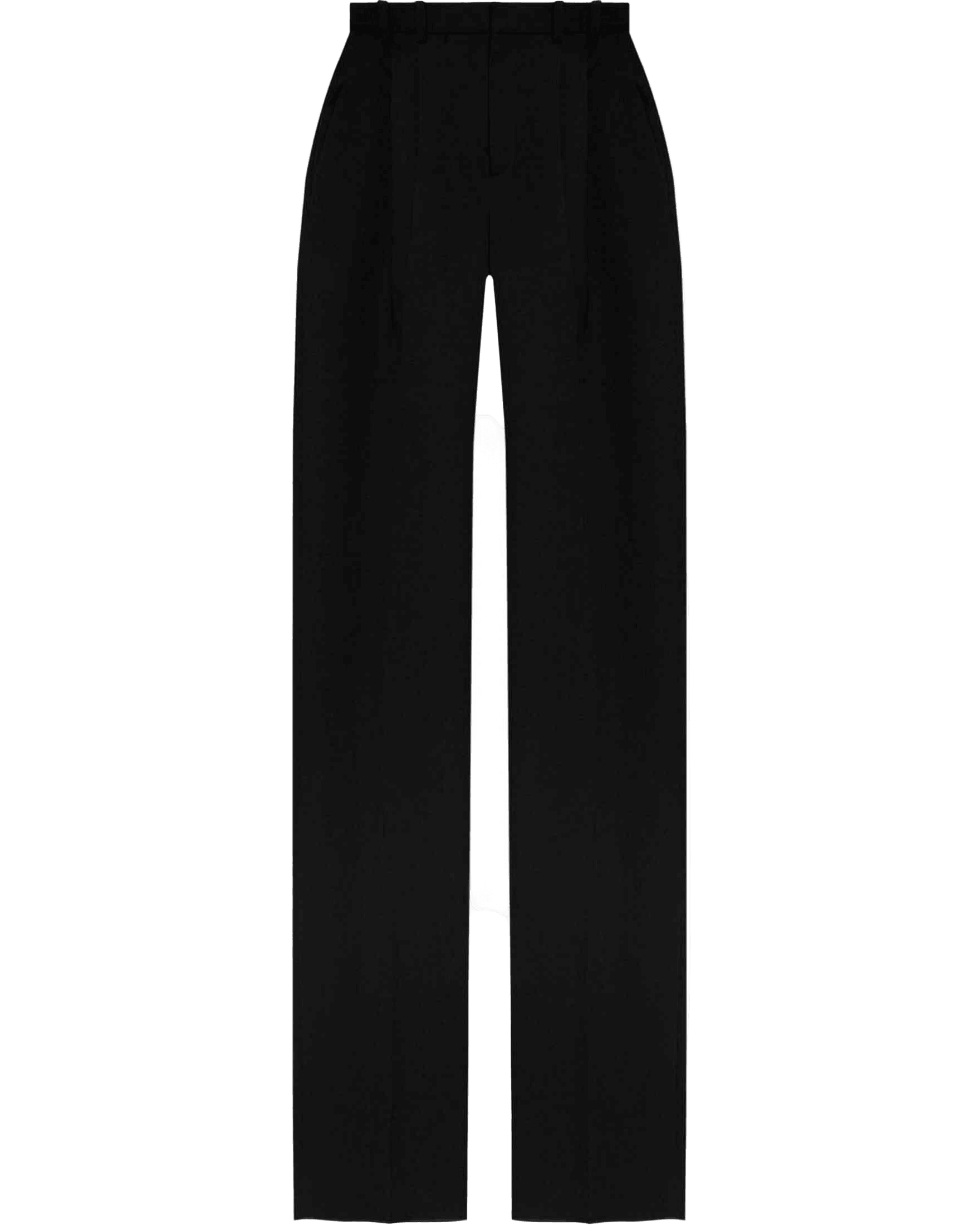 Saint Laurent Wool Grain De Poudre Trouser Glam Steals