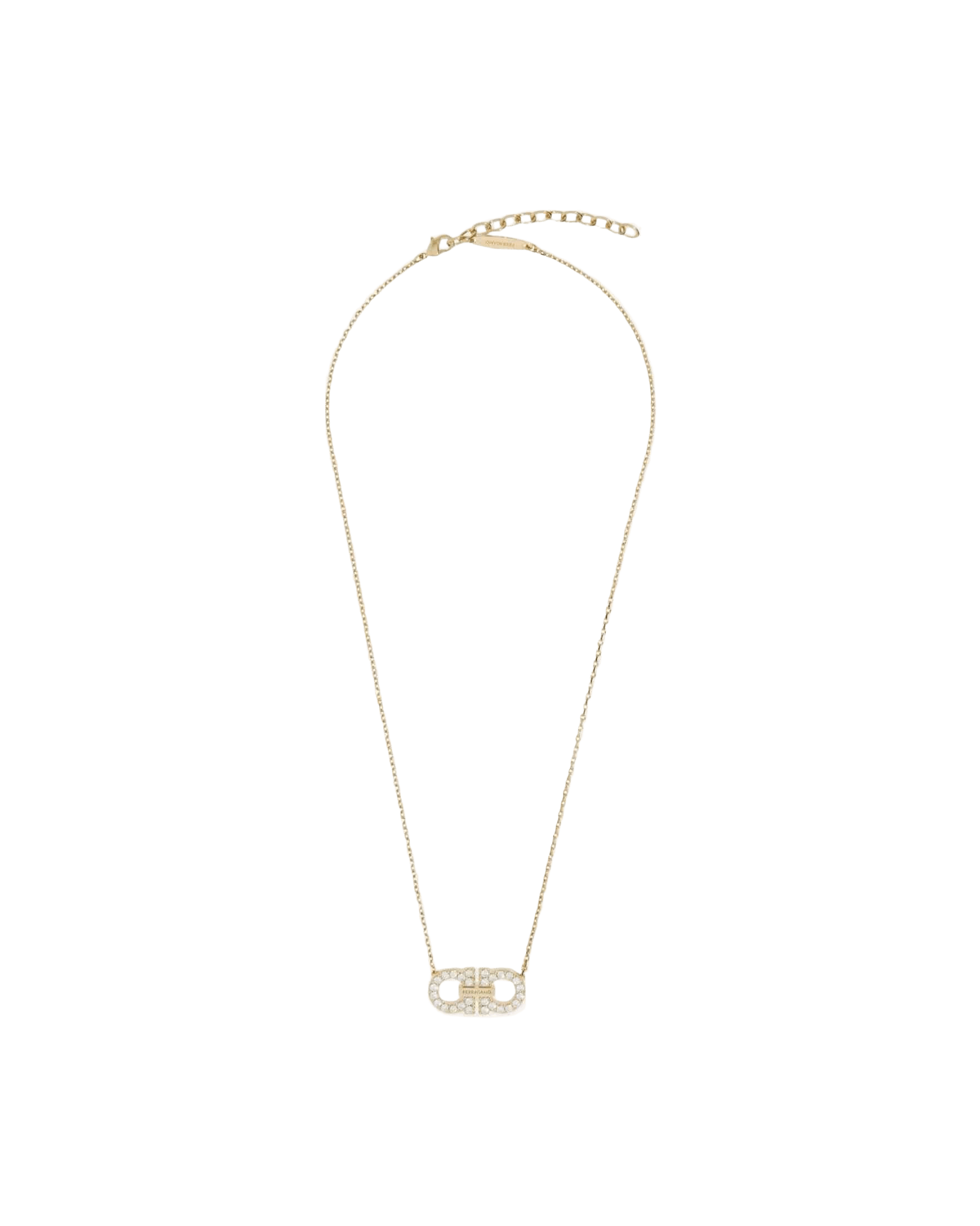 Salvatore Ferragamo Gancini Pendant Necklace Glam Steals