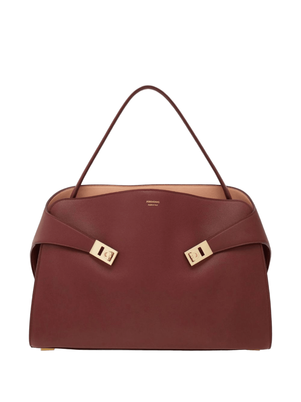 Salvatore Ferragamo Hug Soft Two Tone Shoulder Bag Glam Steals
