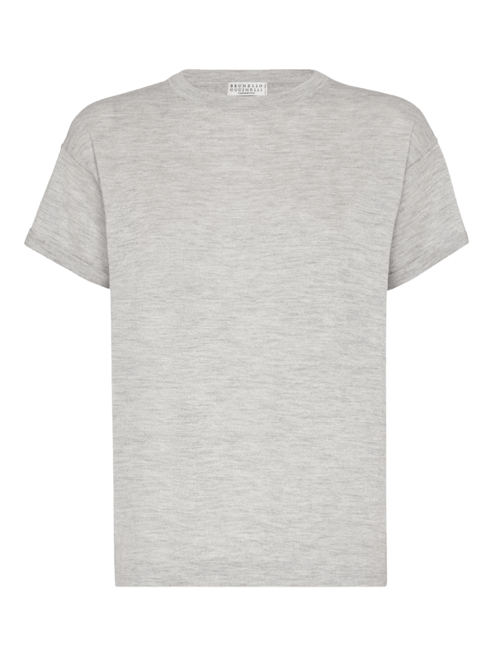 Brunello Cucinelli Light Grey T-shirt Glam Steals