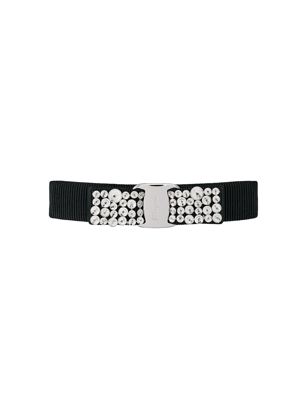 Salvatore Ferragamo Vara Bow Crystal Hairclip Glam Steals