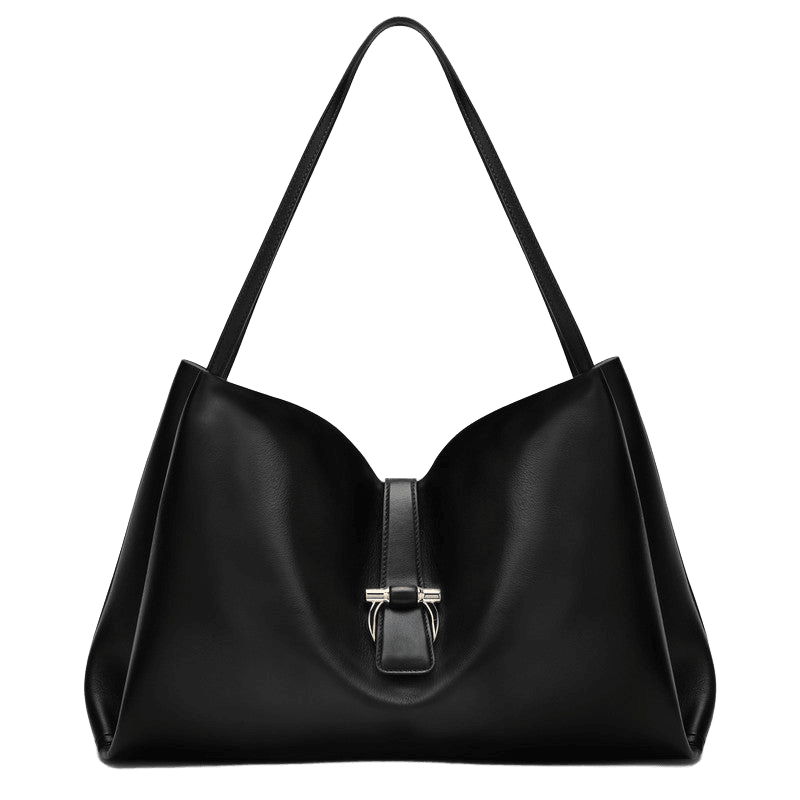 Salvatore Ferragamo Black Leather Large Tote Bag Glam Steals