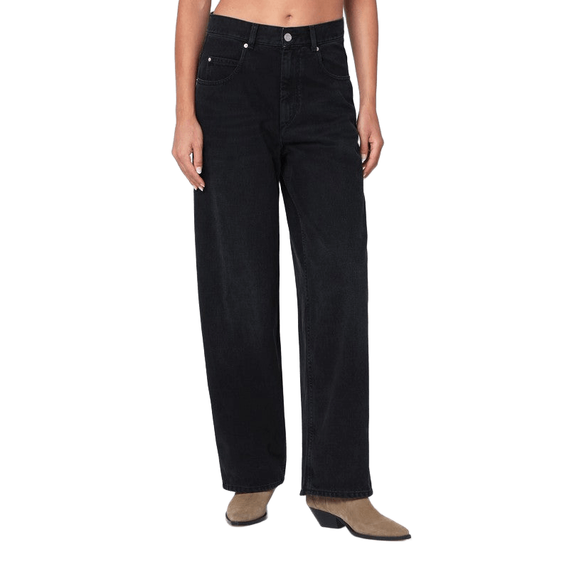 Isabel Marant Black Faded Effect Jeans Glam Steals