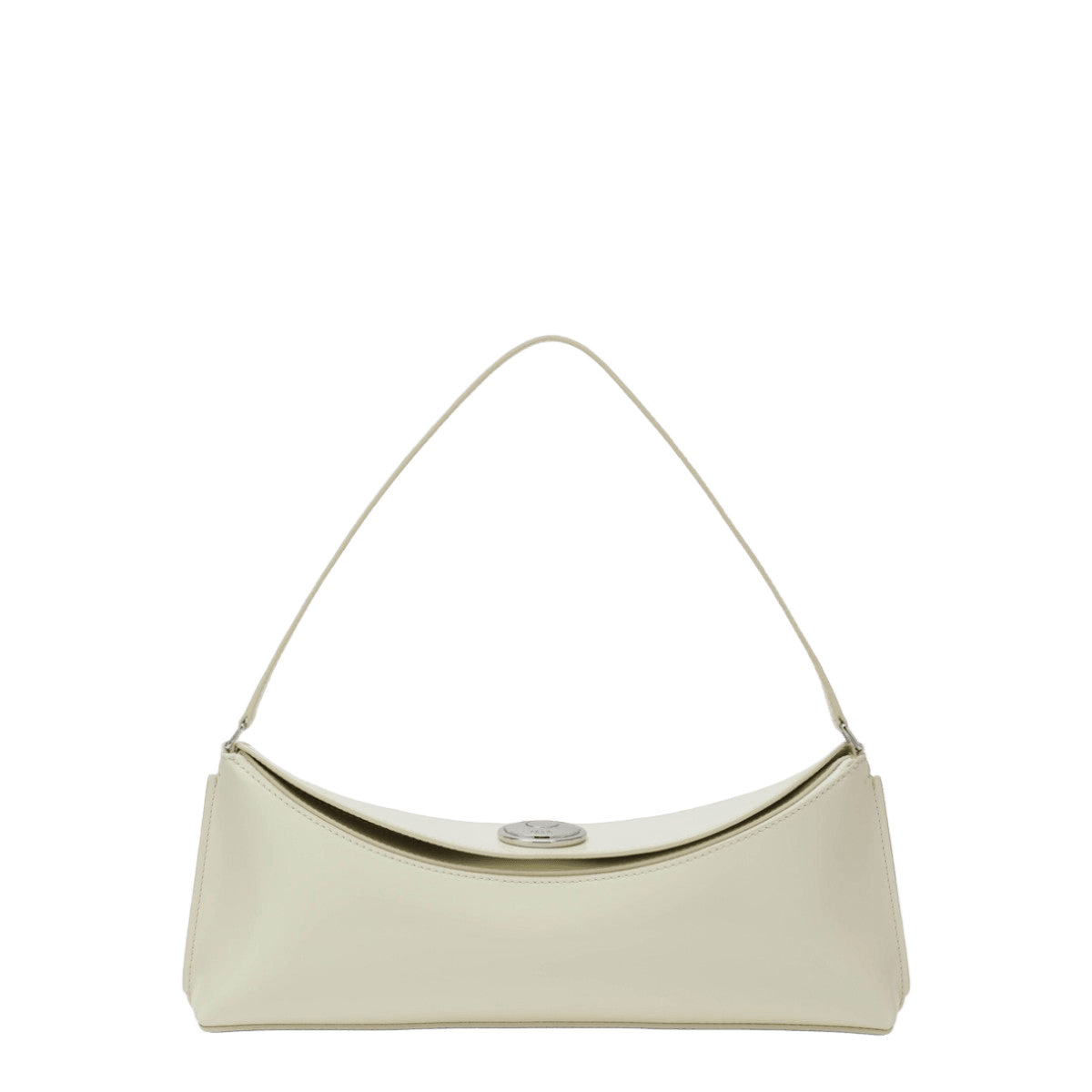JACQUEMUS Light yellow oval pouch Glam Steals