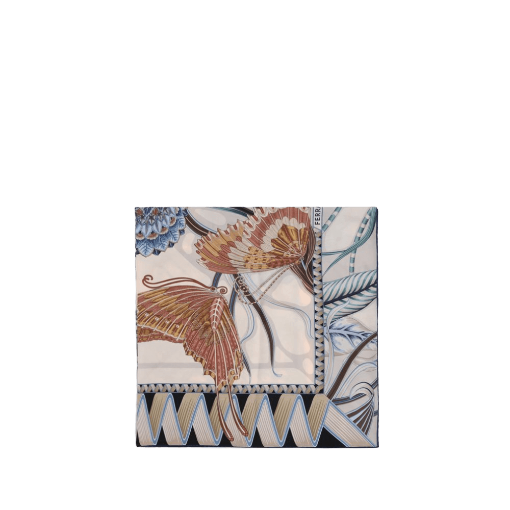 Ferragamo Giada Print Silk Scarf Glam Steals