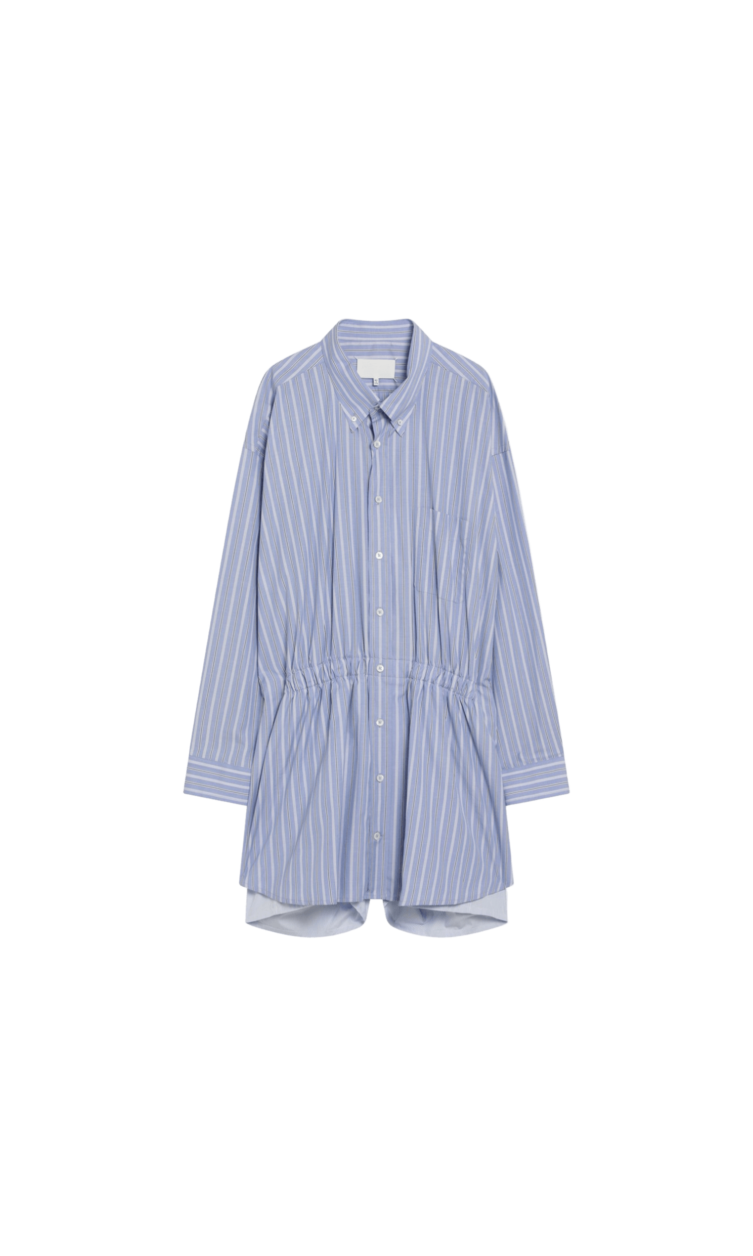 Maison Margiela Light blue striped shirtdress Glam Steals