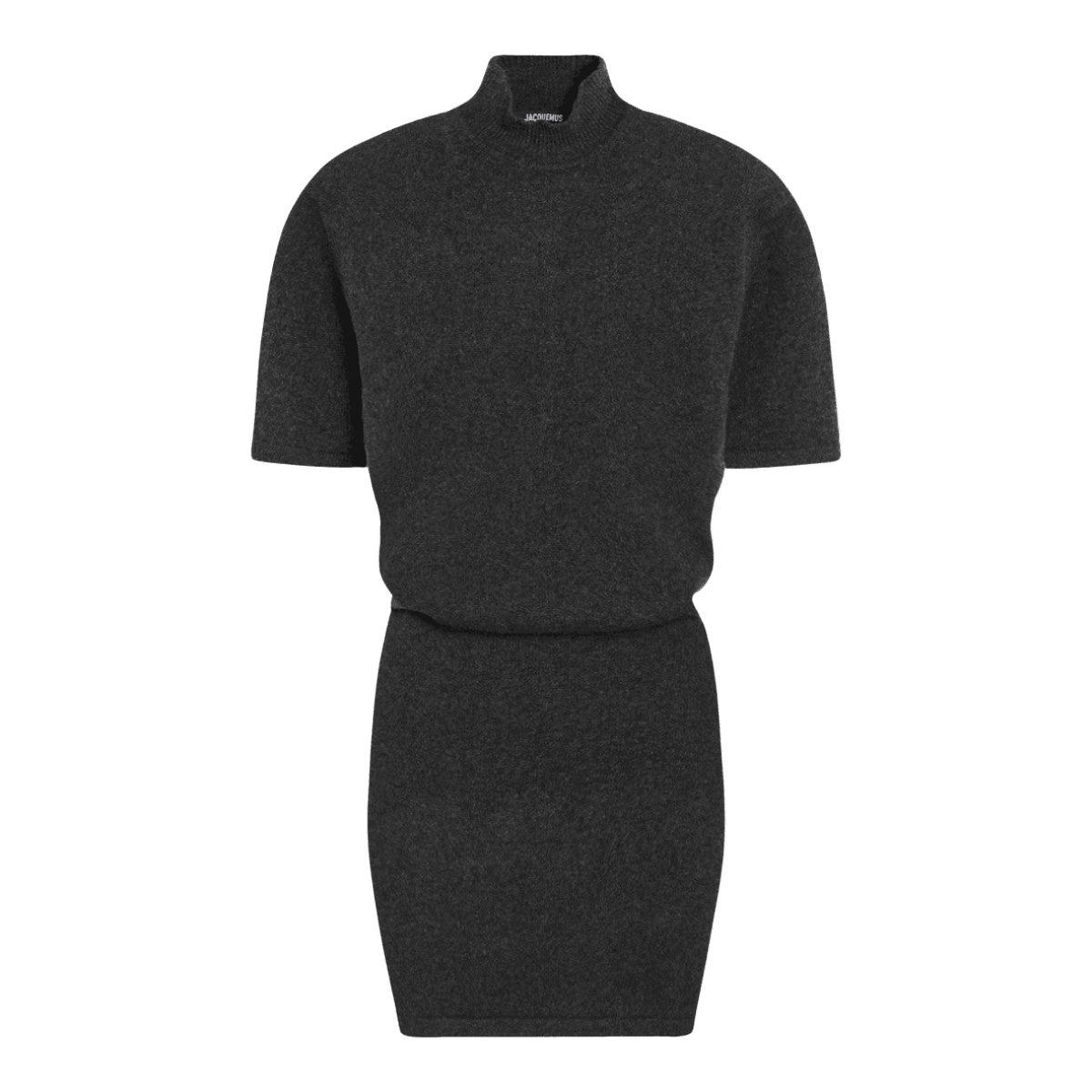 JACQUEMUS Dark grey wool and cashmere dress Glam Steals