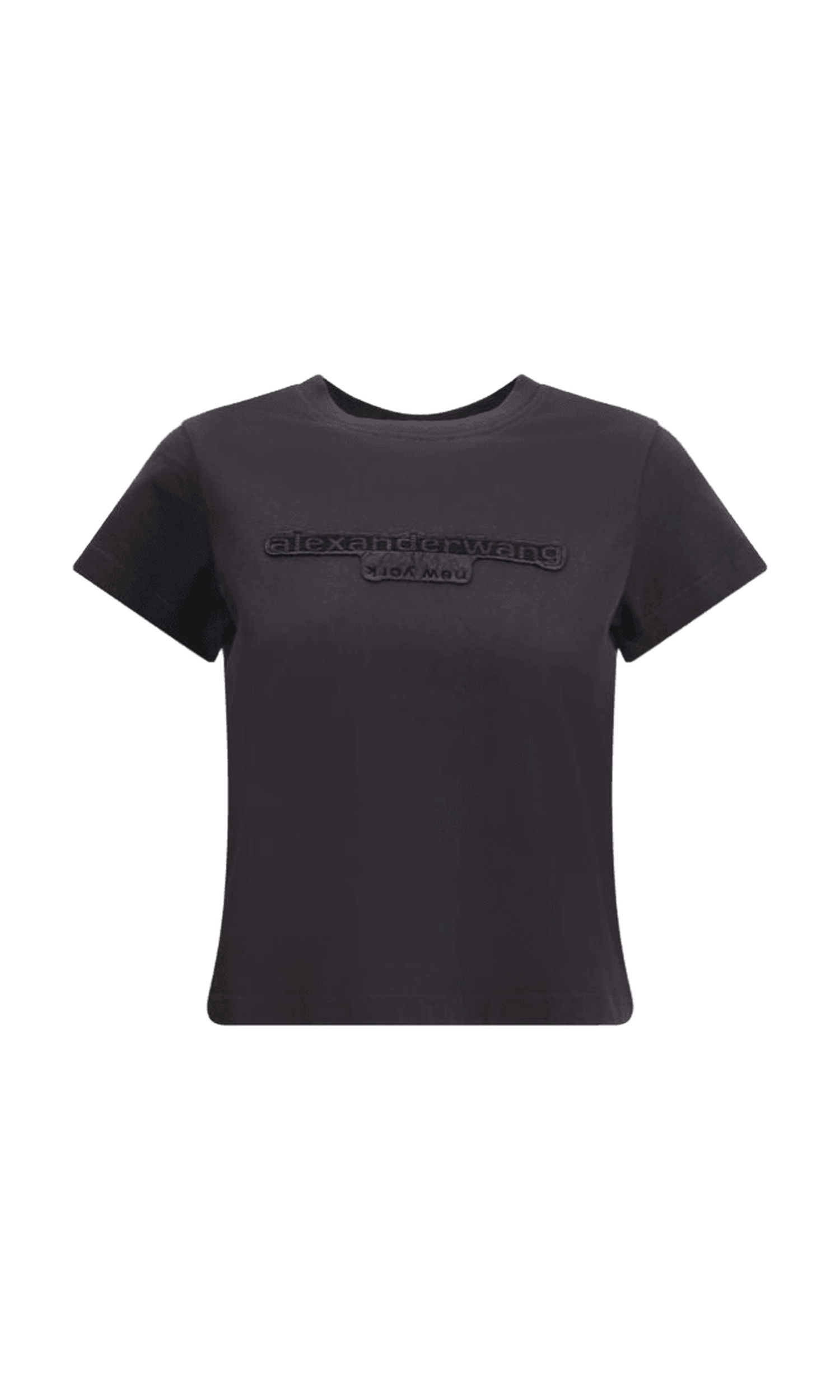 Alexander Wang Cotton T-Shirt with logo Glam Steals