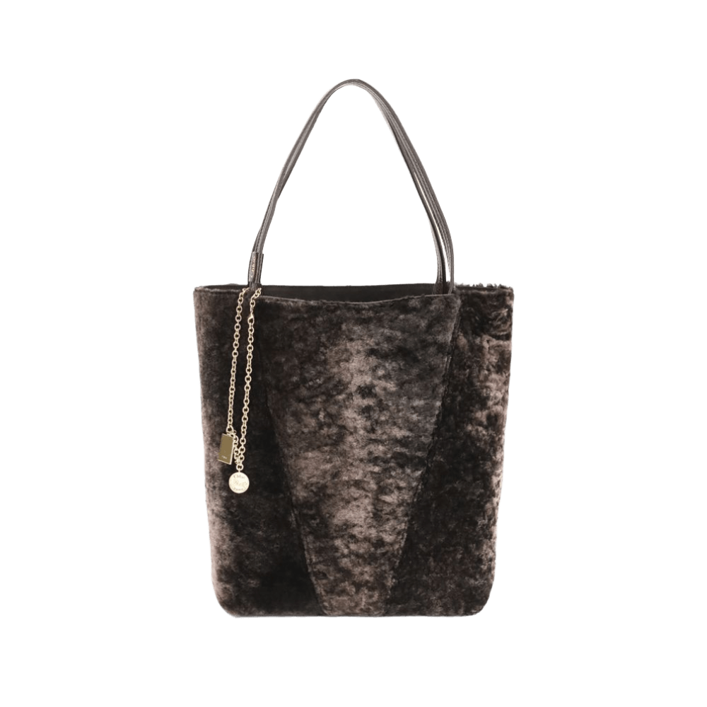 Chloé Shearling Spin Tote Bag Glam Steals