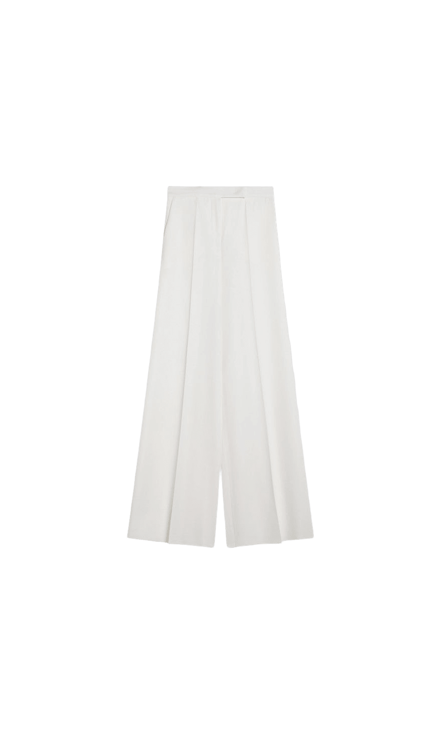 Max Mara White wool gabardine trousers Glam Steals