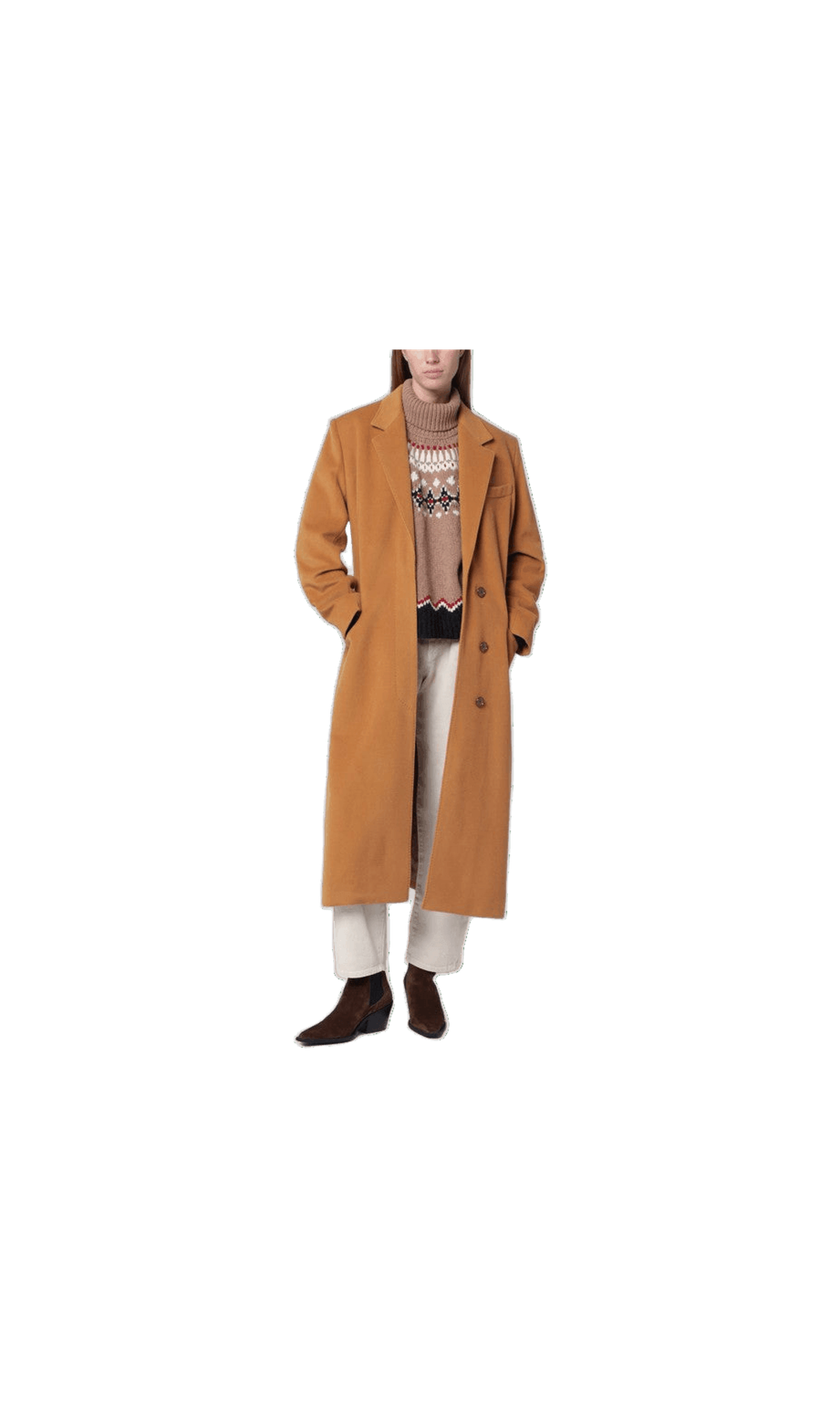 Isabel Marant Camel Wool Blend Coat Glam Steals
