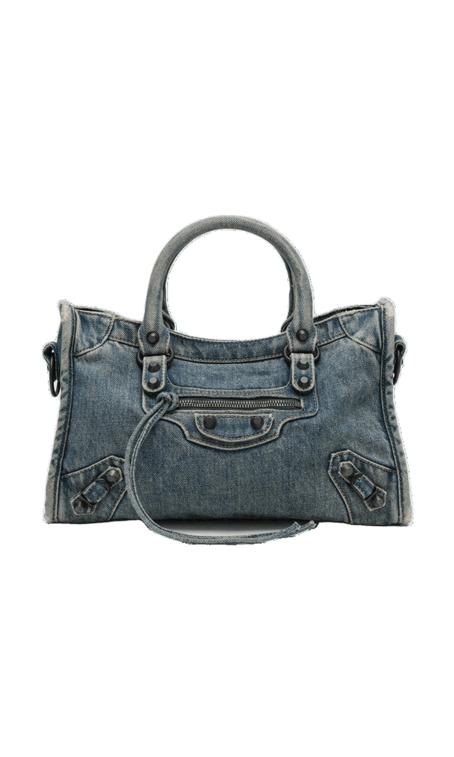 Balenciaga Denim Borsa Le City Piccola Glam Steals