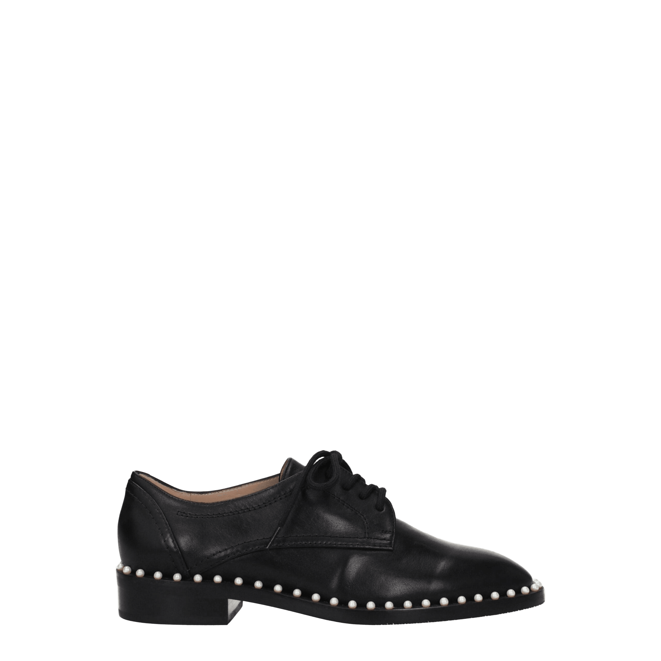 Stuart Weitzman Black Leather Oxfords and Derbies Glam Steals
