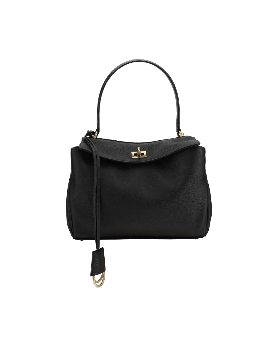 Balenciaga Black Leather Calf Bos Taurus Shoulder Bag Glam Steals
