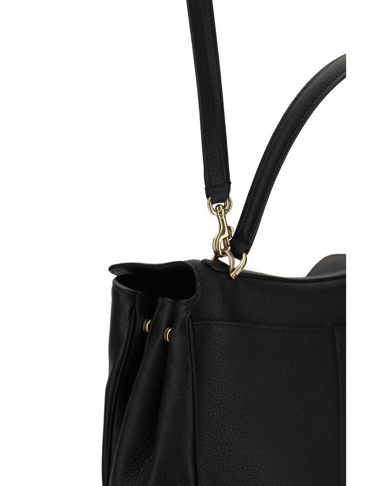Balenciaga Black Leather Calf Bos Taurus Shoulder Bag Glam Steals