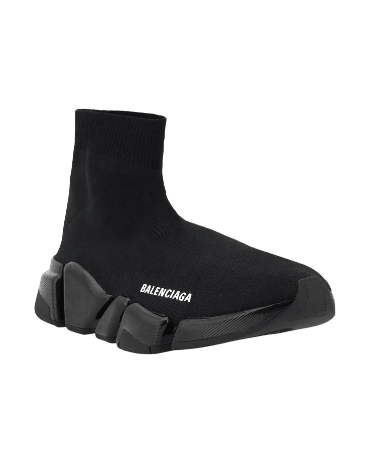 Balenciaga Black Fabric Athletic Sneakers Glam Steals