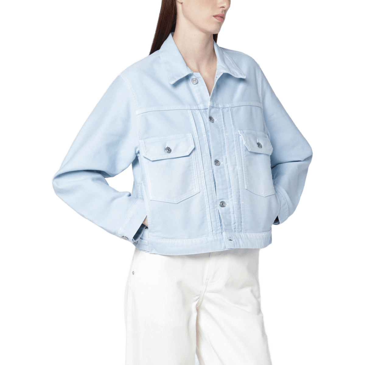 Victoria Beckham Light Blue Denim Jacket