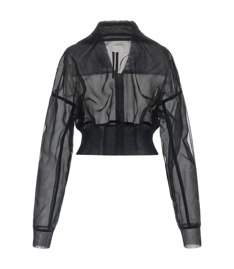 Rick Owens Bolero Jacket in black, Nylon — view 2
