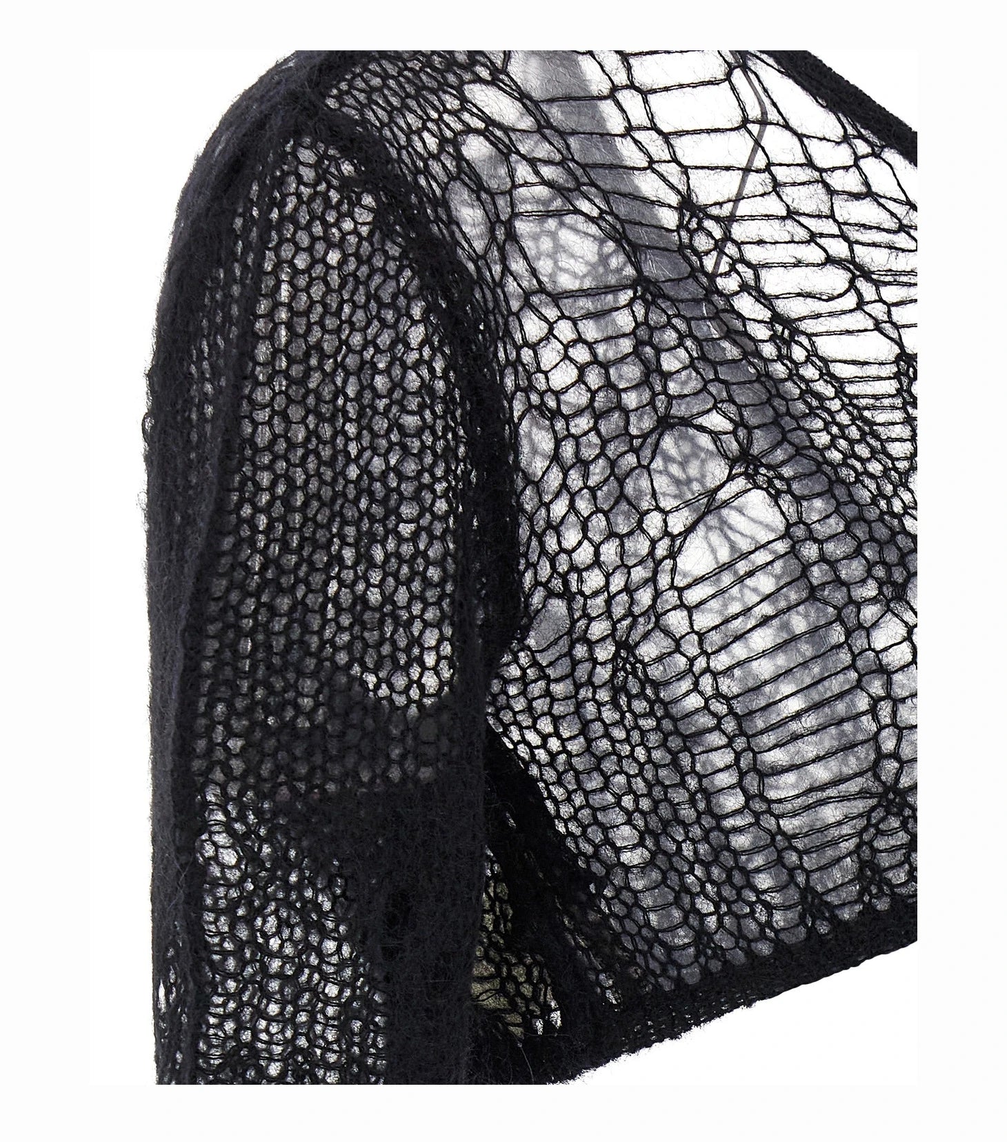 Rick Owens Corset Top in black, Nylon — view 4