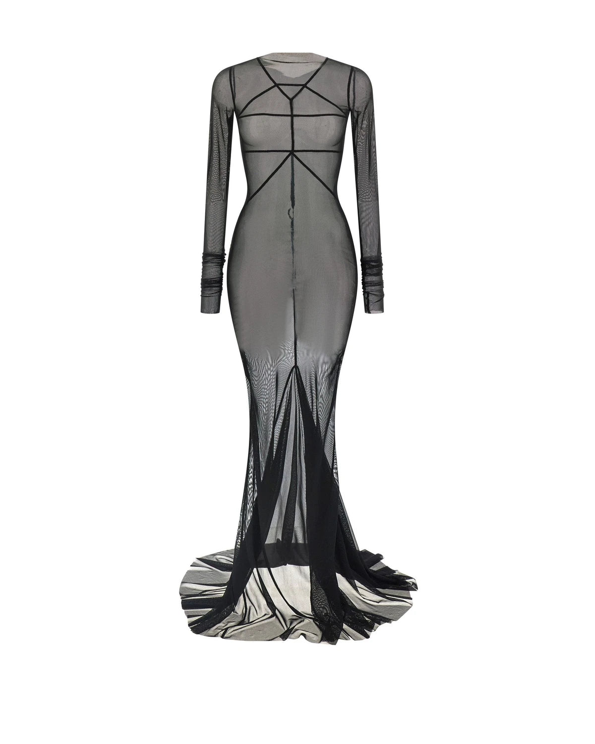Rick Owens Dresse in black, Nylon