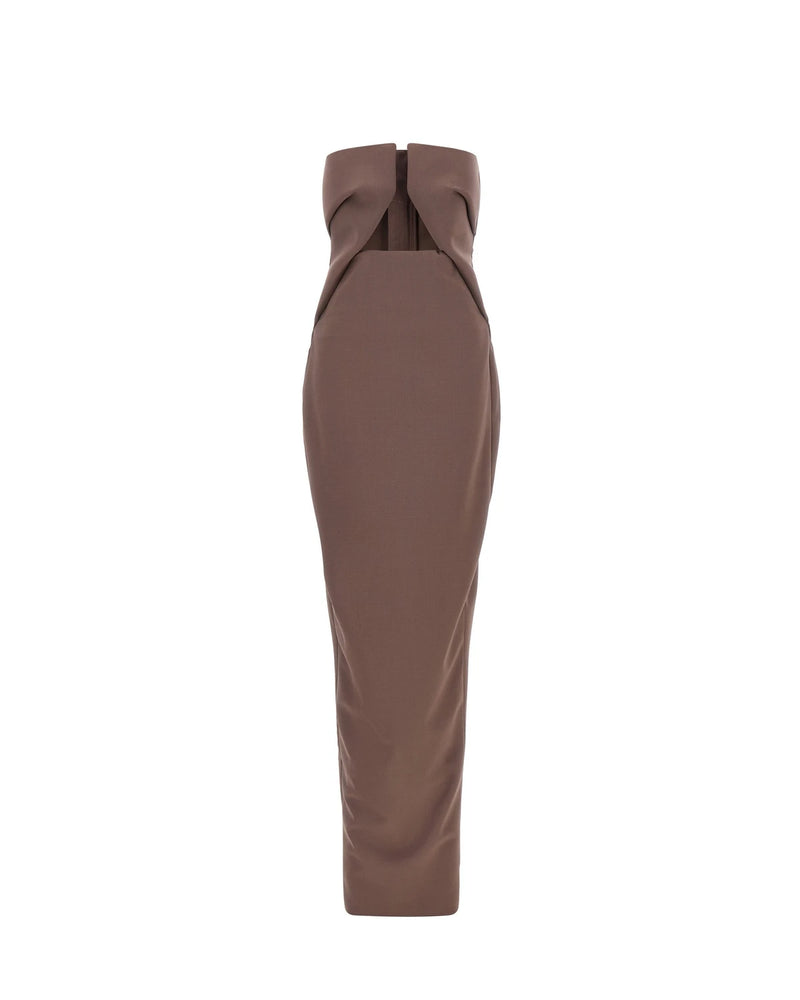 Rick Owens Dresse in brown