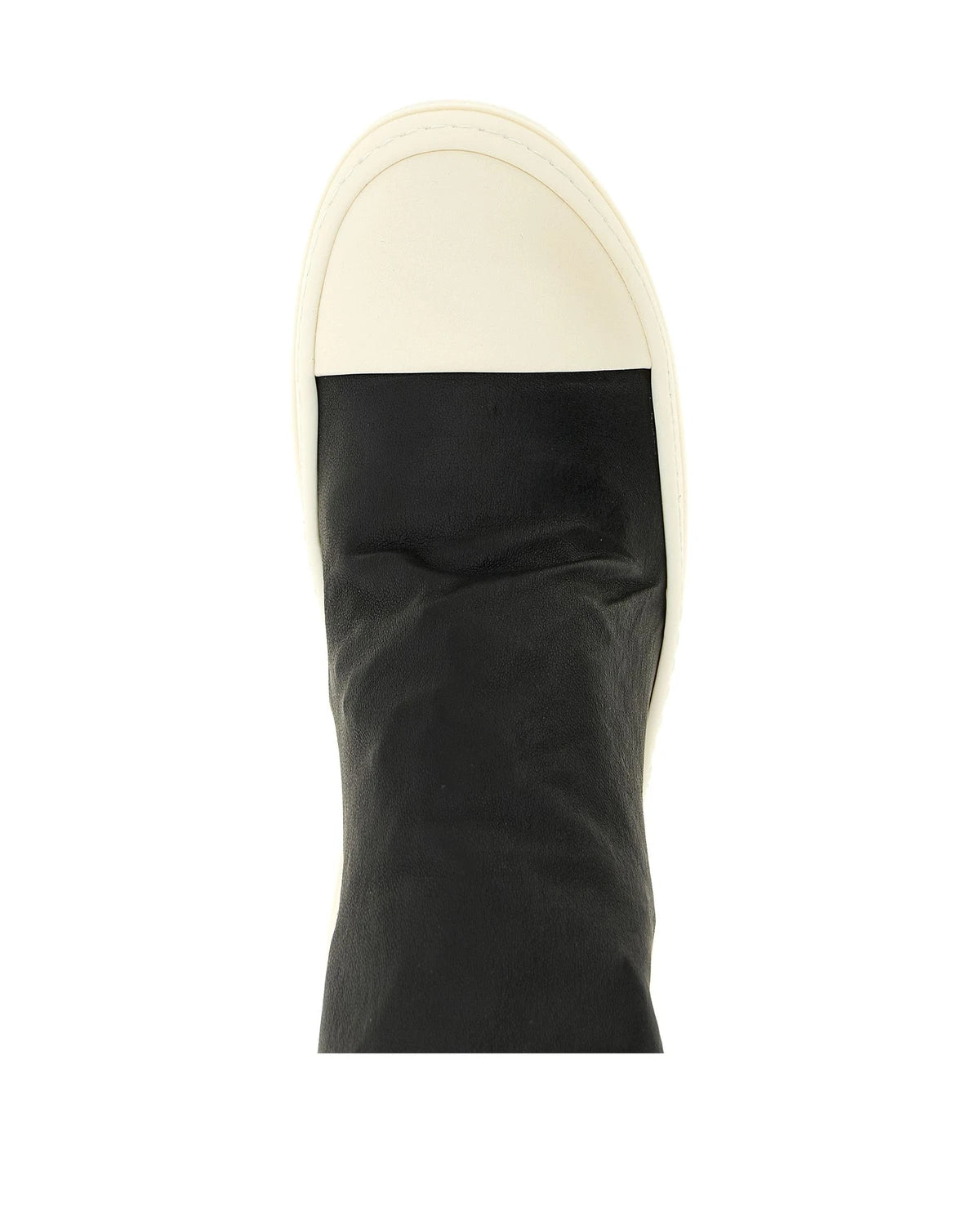 Rick Owens Knee High Boots in black, Leather — view 4