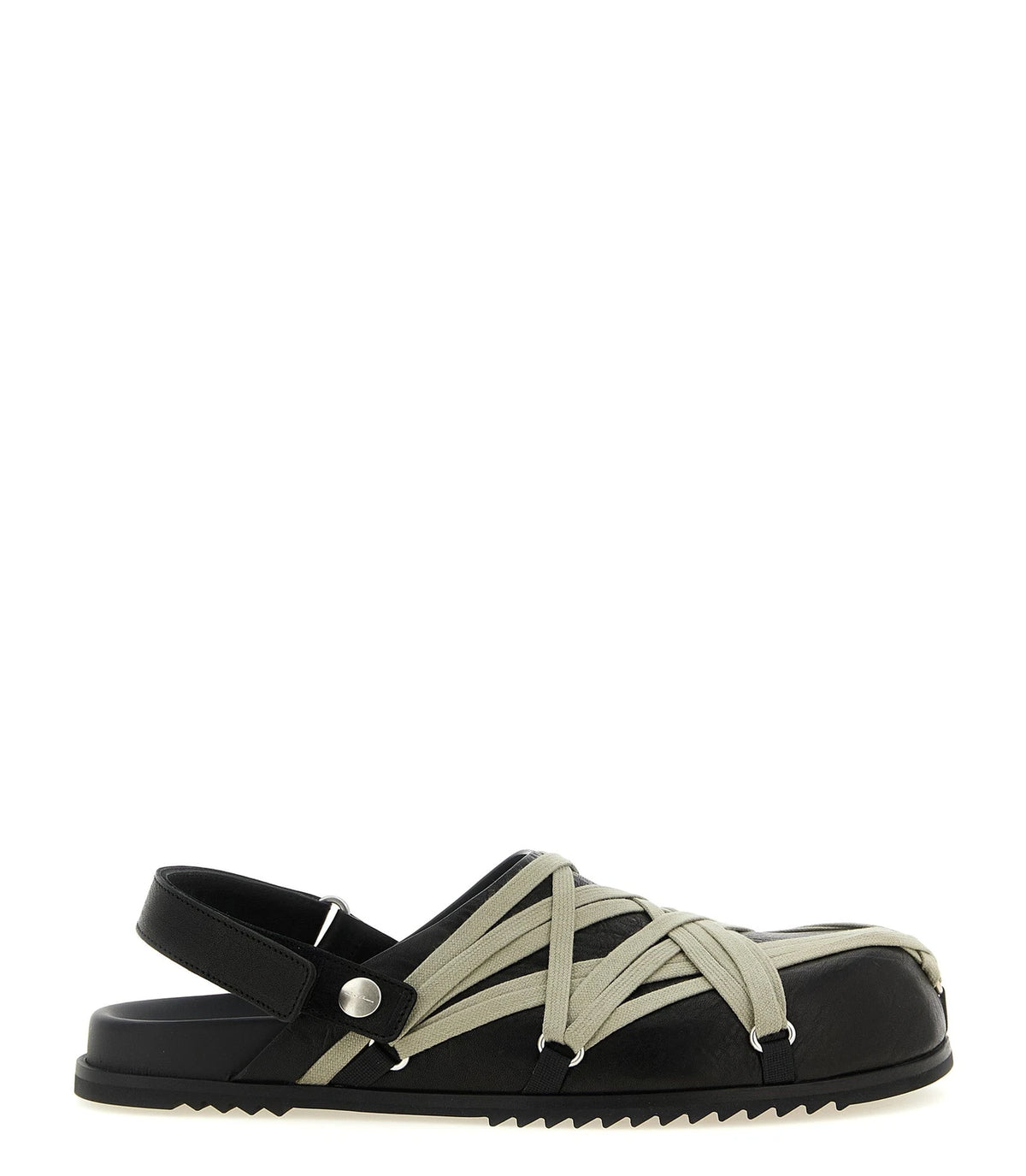 Rick Owens Mules in black, Ram Leather