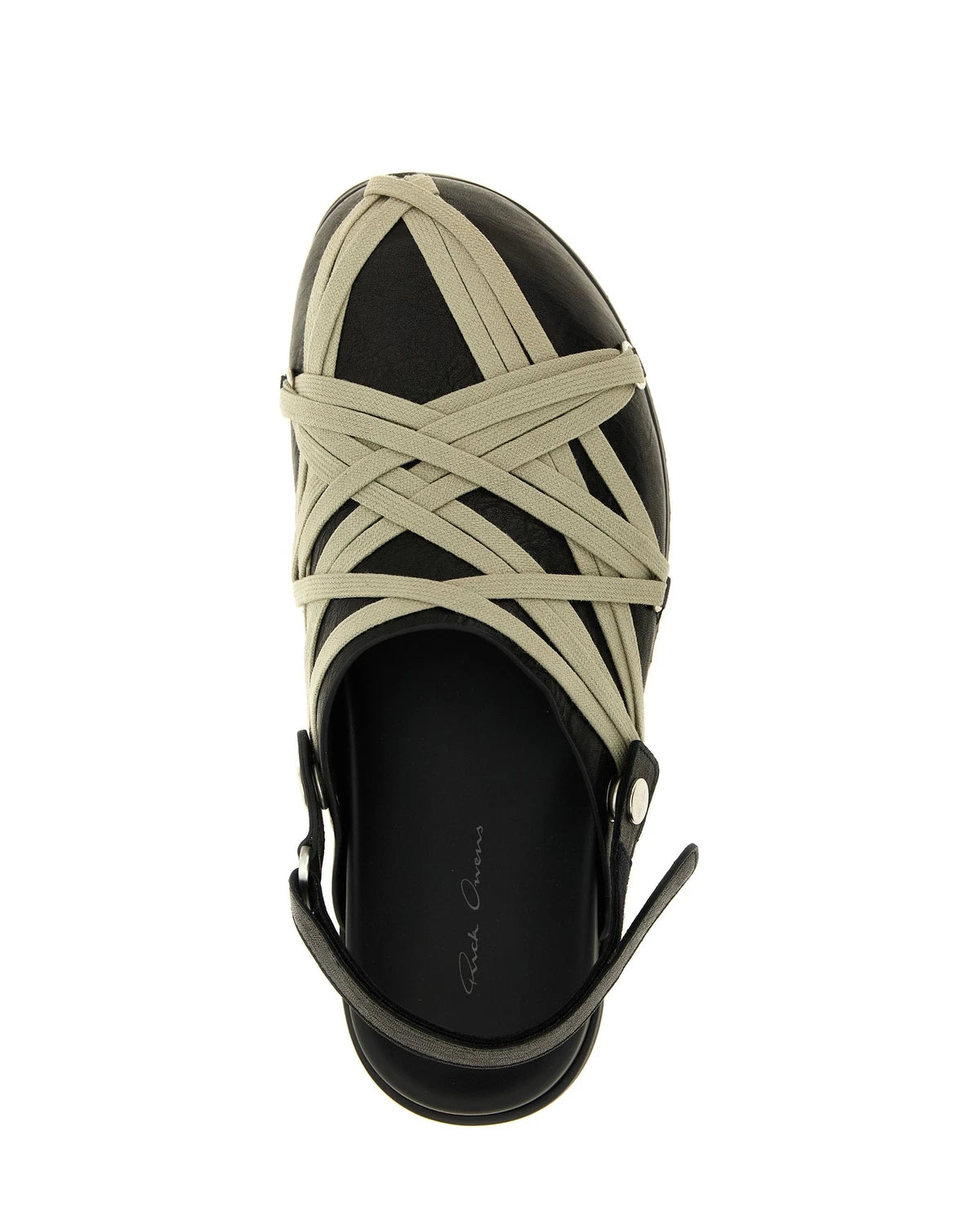 Rick Owens Mules in black, Ram Leather — view 4