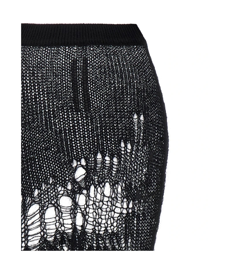 Rick Owens Skirt in black, Nylon — view 2