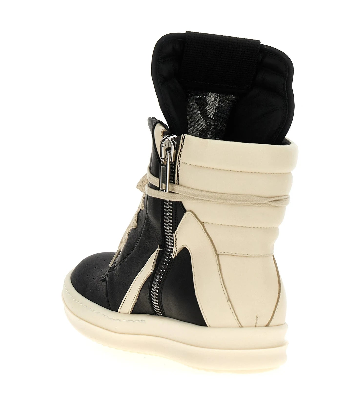 Rick Owens Sneakers in black, Calfskin Leather — view 3