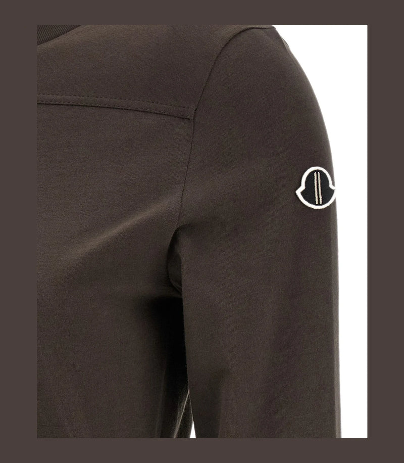 Rick Owens T-Shirt in brown, Cotton — view 4