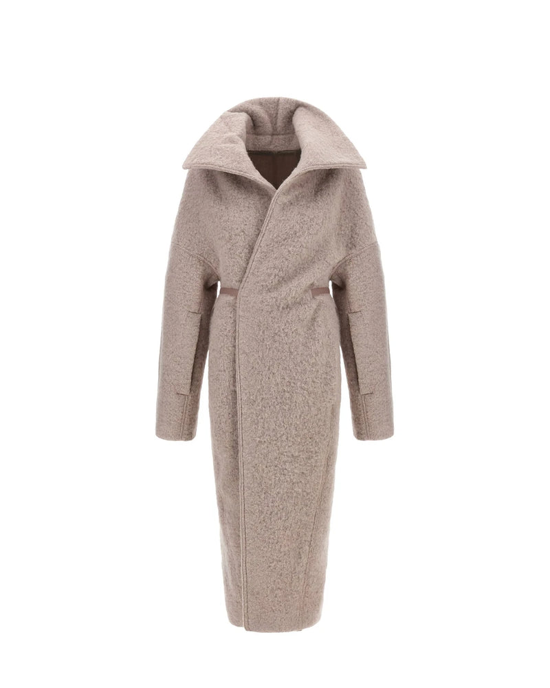 Rick Owens Wrap Coat in multicolor