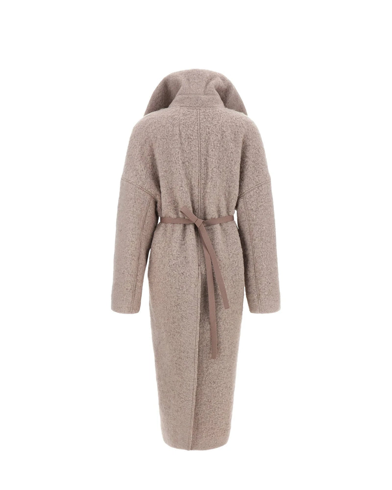 Rick Owens Wrap Coat in multicolor — view 2