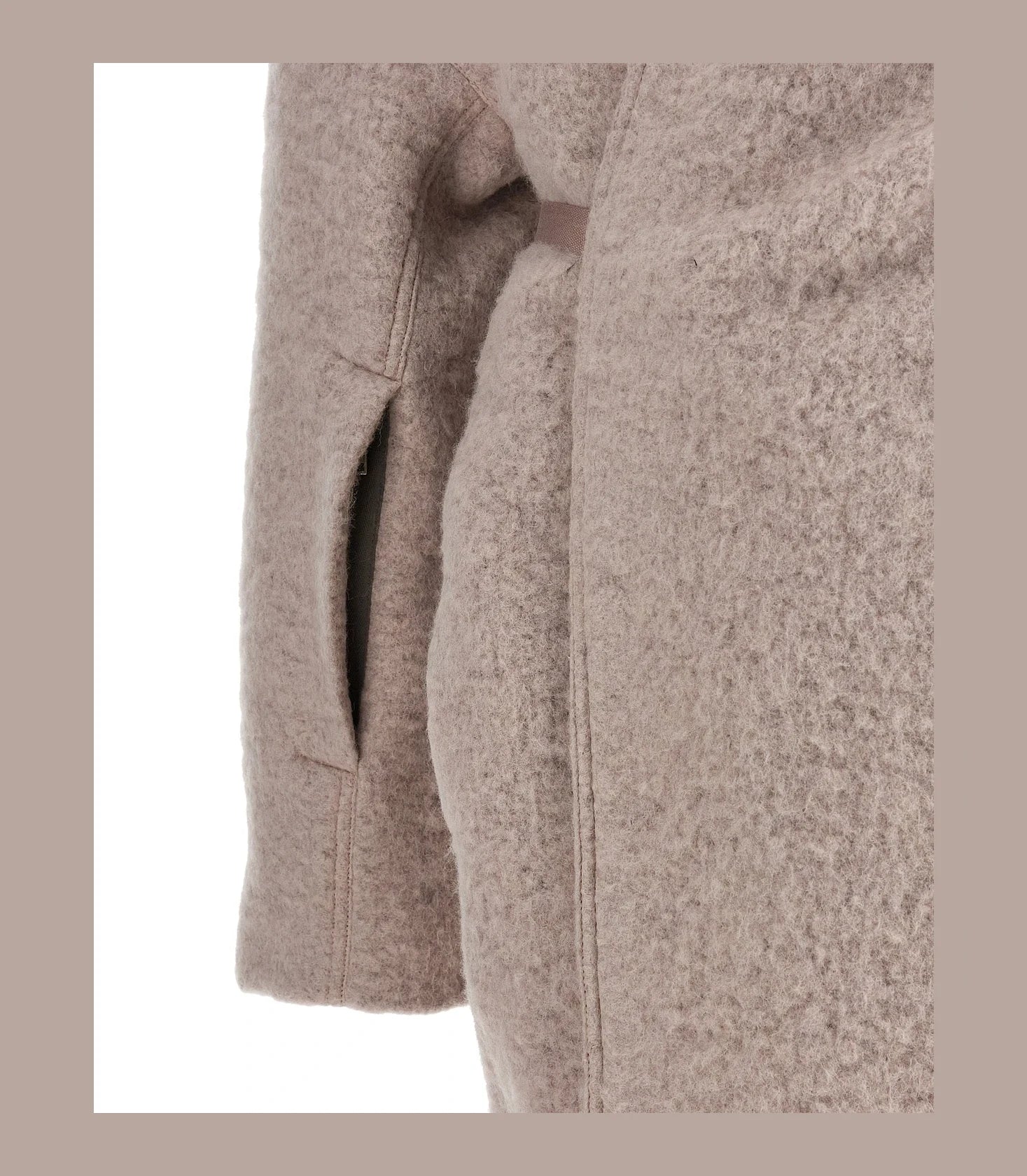 Rick Owens Wrap Coat in multicolor — view 4