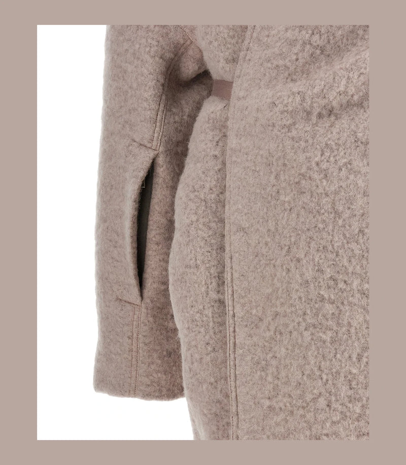 Rick Owens Wrap Coat in multicolor — view 4