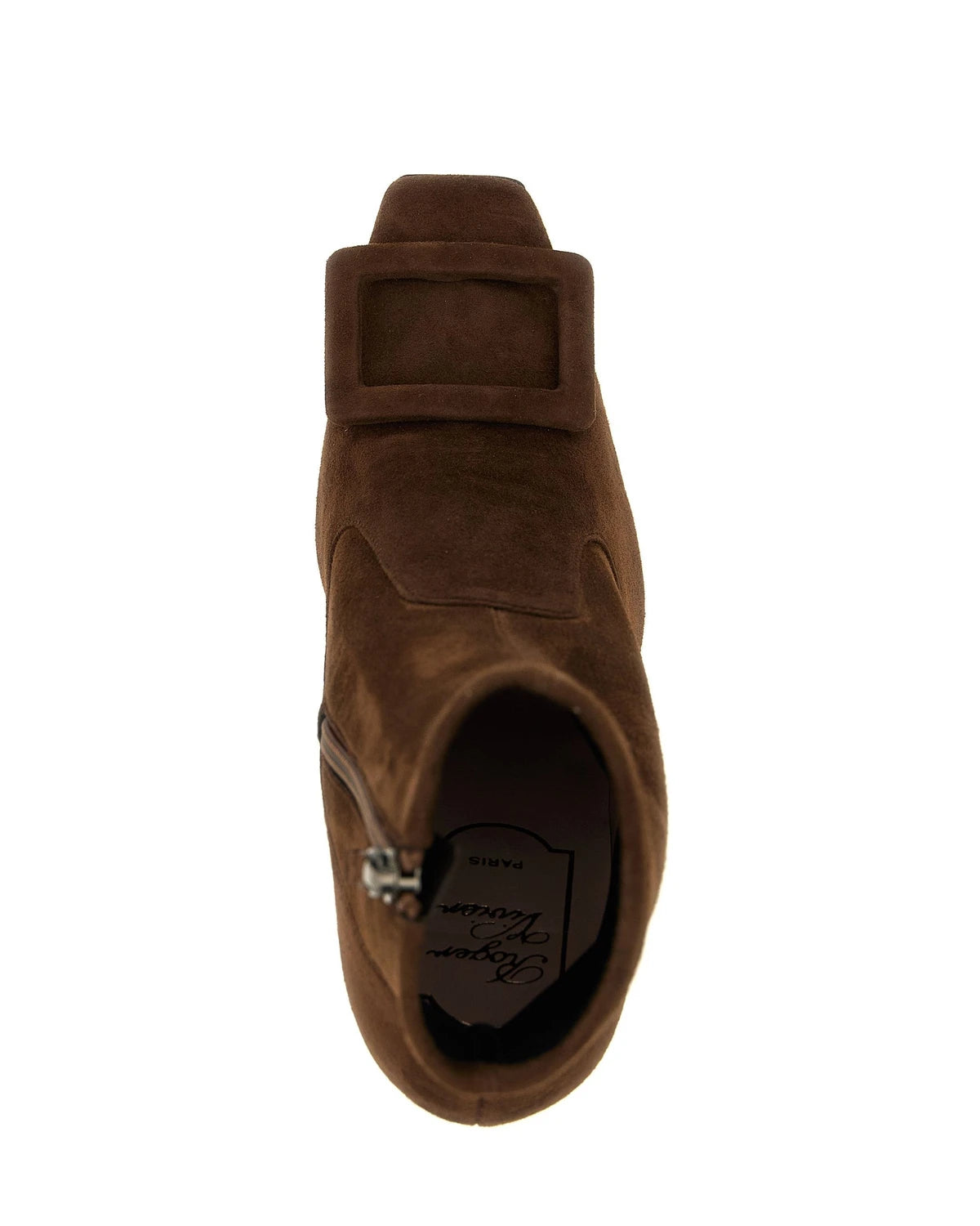 Roger Vivier Ankle Boots in brown, Lamb Leather — view 4