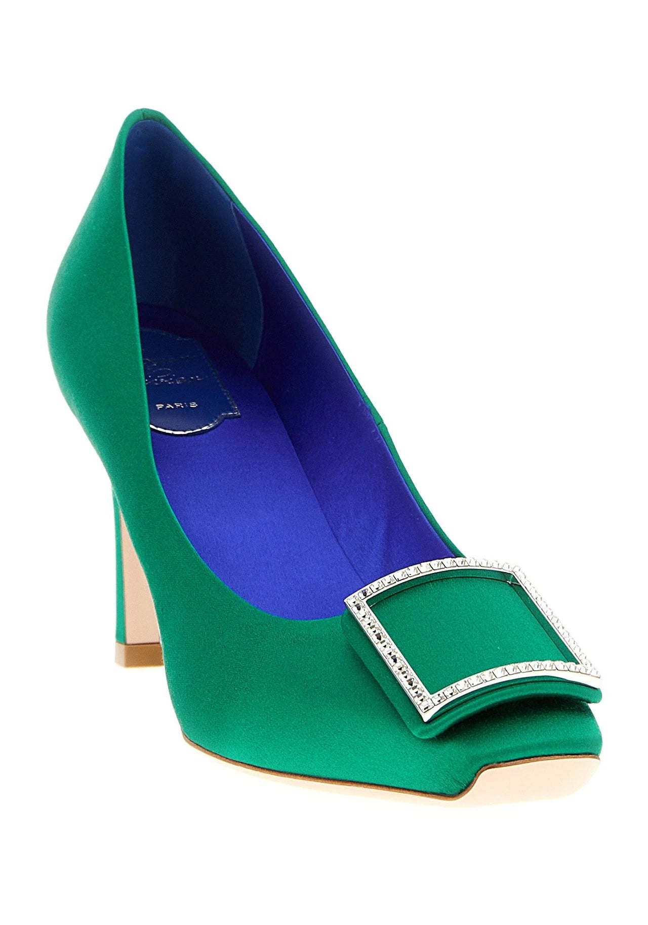 Roger Vivier Pumps in green, Viscose — view 2