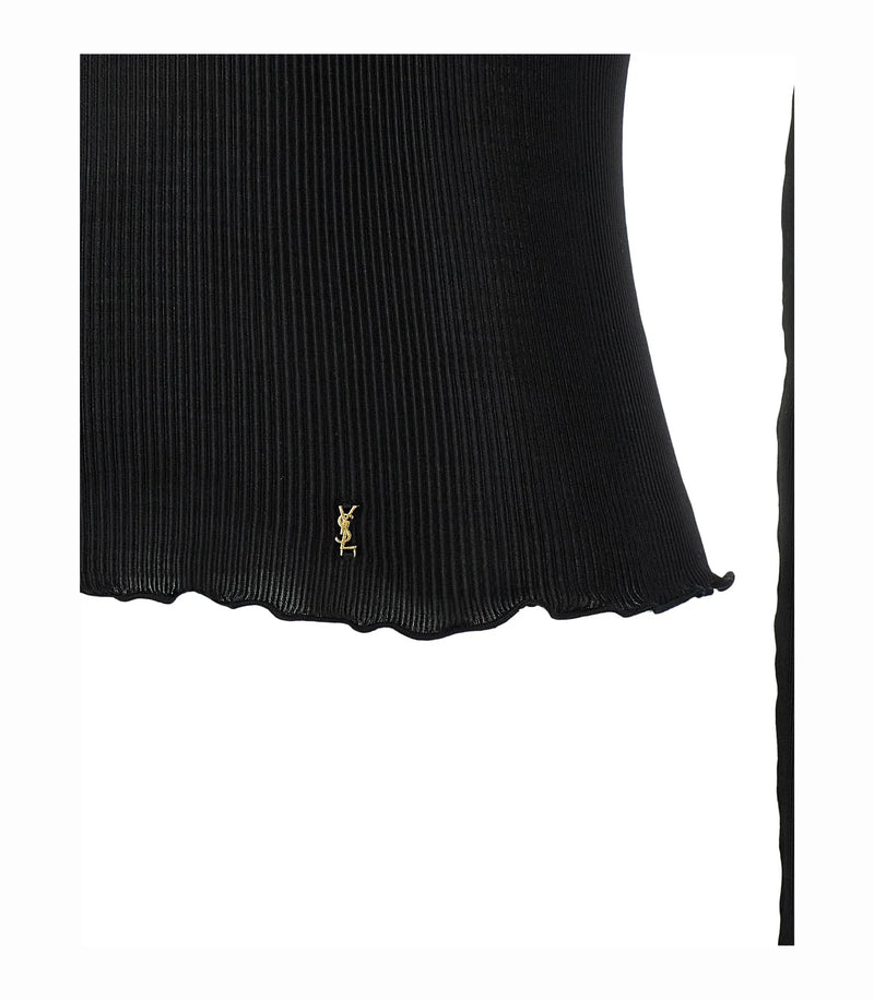 Saint Laurent Blouse in black, Silk — view 4